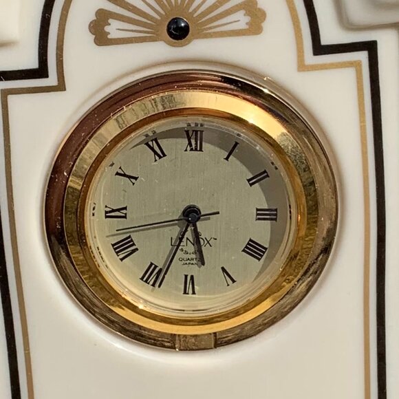 Vtg LENOX Brunswick Quartz Clock Collectible - Picture 3 of 11